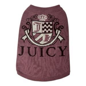 Juicy Couture RARE 100% Wool Y2K Dog Sweater. Size Medium.